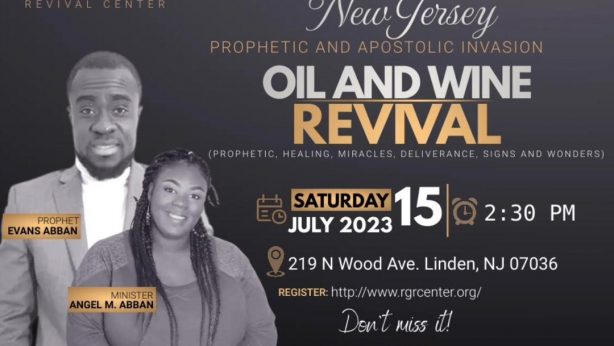 New Jersey Prophetic and Apostolic Invasion [Oil & Wine Revival]