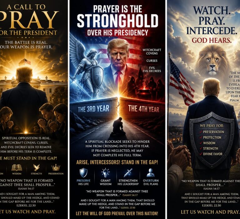 A Call to Pray for the President